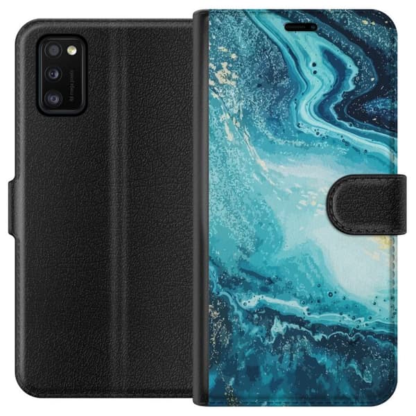 Samsung Galaxy A41 Plånboksfodral Konstmönster