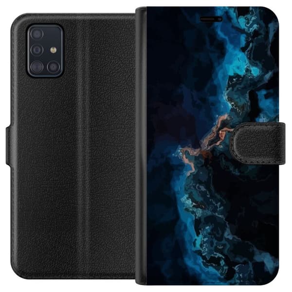 Samsung Galaxy A51 Lommeboketui Galakse Marmor