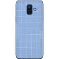 Pikkukuva 1 / 3: Samsung Galaxy A6 (2018) Läpinäkyvä kuori Sininen verkko