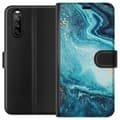 Miniatyrbilde 1 av 3: Sony Xperia 10 III Lommeboketui Kunstmønster