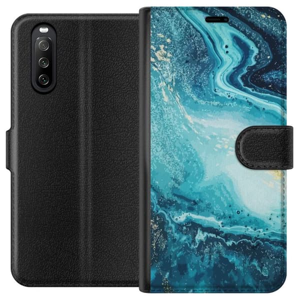 Sony Xperia 10 III Lommeboketui Kunstmønster