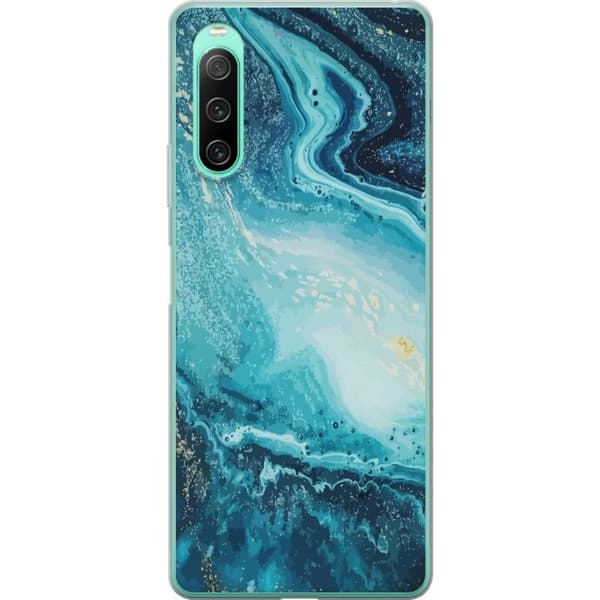Sony Xperia 10 IV Gjennomsiktig deksel Kunstmønster
