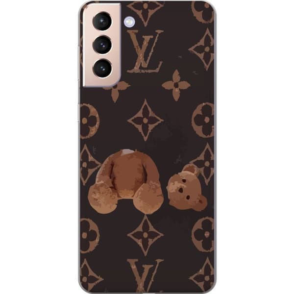 Samsung Galaxy S21 Genomskinligt Skal Teddy Sad LV Happy