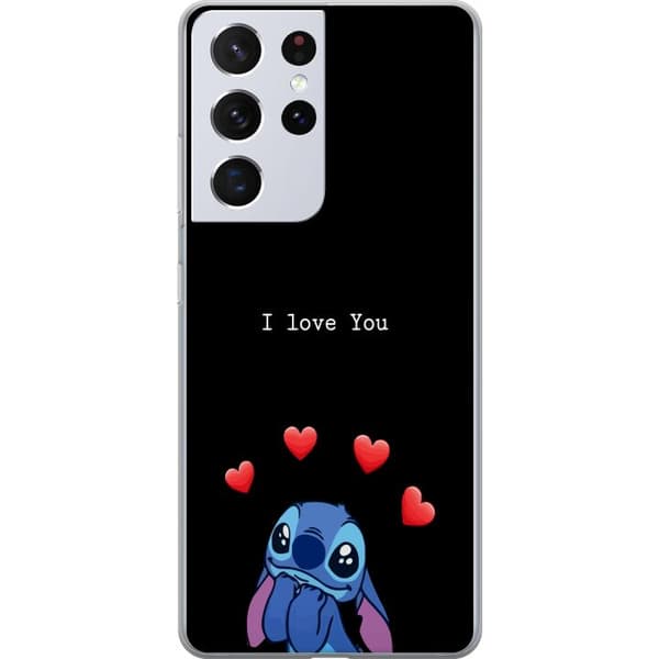 Samsung Galaxy S21 Ultra 5G Gennemsigtig cover Stitch Kærlighed