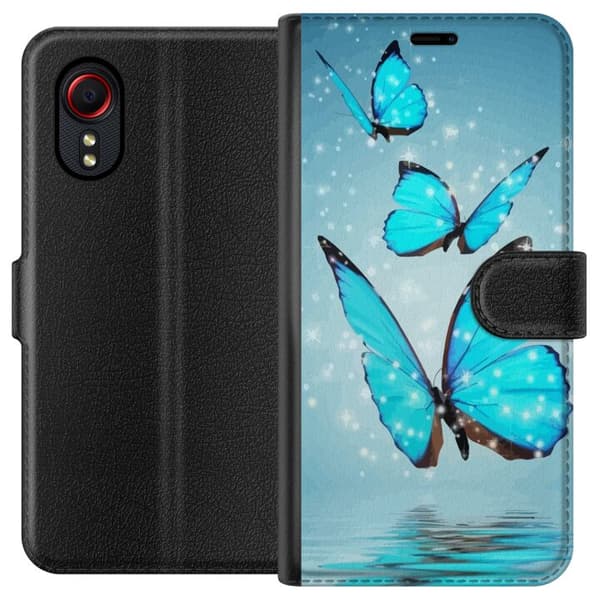 Samsung Galaxy Xcover 5 Lommeboketui Glimrende Sommerfugler