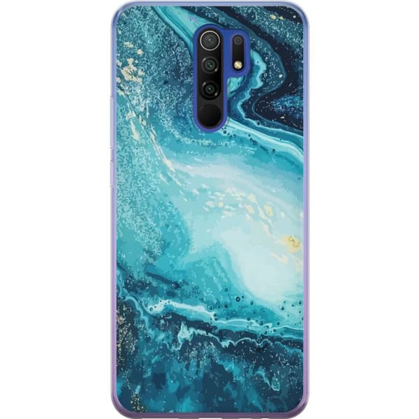 Xiaomi Redmi 9 Gjennomsiktig deksel Kunstmønster