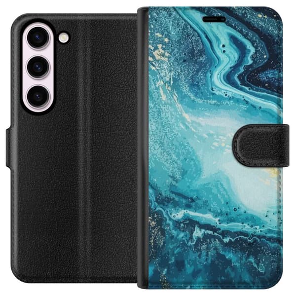 Samsung Galaxy S23 Plånboksfodral Konstmönster