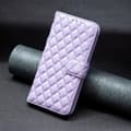 Pikkukuva 4 / 8: SKALO Motorola Moto E13 4G BINFEN COLOR Tikattu Lompakko - Violetti