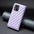 Pikkukuva 5 / 8: SKALO Motorola Moto E13 4G BINFEN COLOR Tikattu Lompakko - Violetti