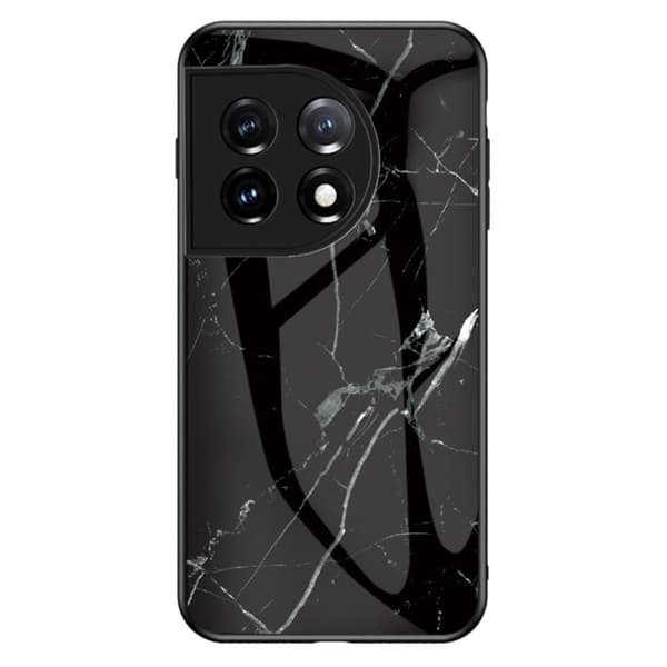 SKALO OnePlus 11 5G Marmor Härdat Glas TPU-skal - Motiv 1