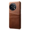 Pikkukuva 2 / 4: SKALO OnePlus 11 5G PU-nahkainen Korttikotelo - Ruskea
