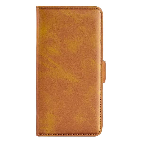 SKALO OnePlus 11 5G Premium Wallet Lompakkokotelo - Vaaleanruskea