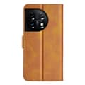 Pikkukuva 6 / 6: SKALO OnePlus 11 5G Premium Wallet Lompakkokotelo - Vaaleanruskea