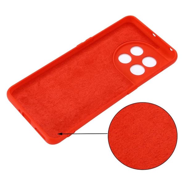 Liquid silikon skal OnePlus 11 - China Red
