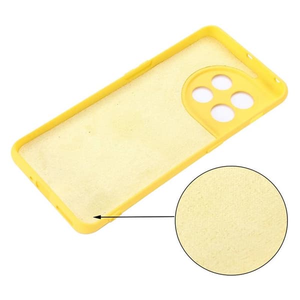 Liquid silikone cover OnePlus 11 - Gul
