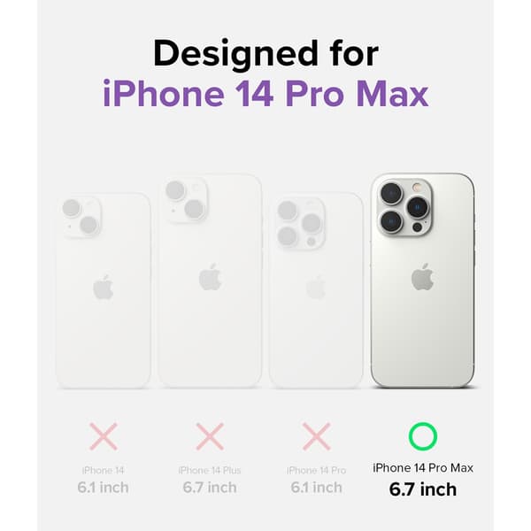 Ringke iPhone 14 Pro Max Kuori Fusion Matte Smoke Black
