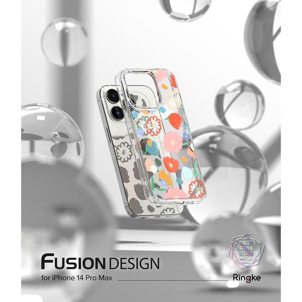 Ringke iPhone 14 Pro Max Skal Fusion Design Floral