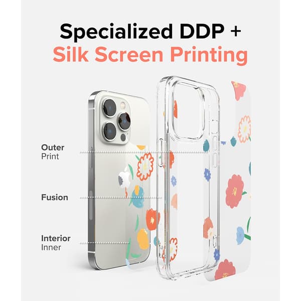 Ringke iPhone 14 Pro Max Skal Fusion Design Floral