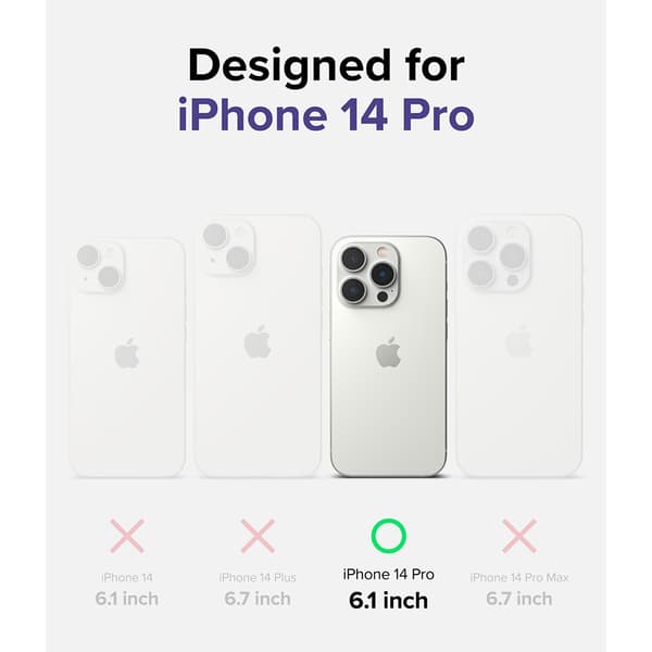 Ringke iPhone 14 Pro Kuori Slim Matte Clear