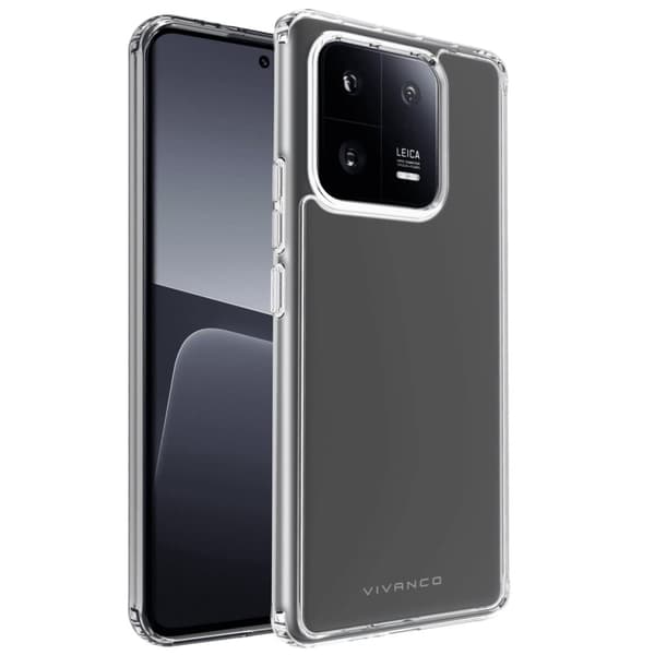 Vivanco Xiaomi 13 Pro Kuori Safe & Steady Läpinäkyvä Kirkas