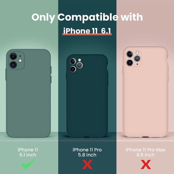 iPhone 11 Sort mat hårdt etui