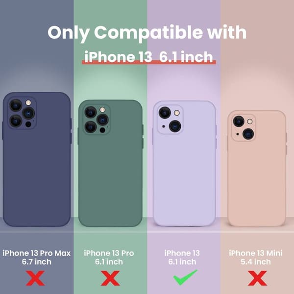 iPhone 13 Sort mat hårdt etui