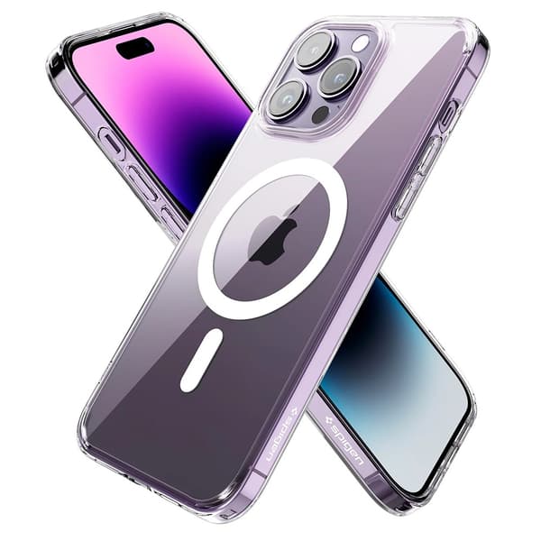 Spigen iPhone 14 Pro Max Cover AirSkin Hybrid MagFit Hvid
