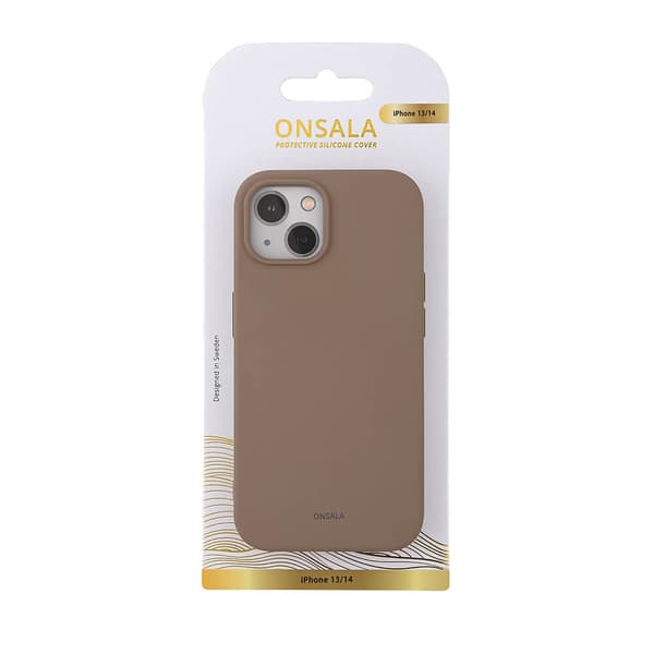 ONSALA Backcover Silicone iPhone 13 /14 6,1" Summer Sand