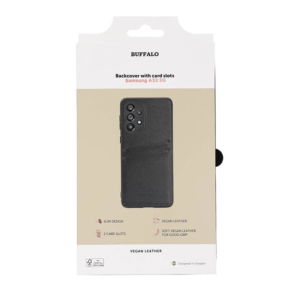 Mobildeksel PU Svart - Samsung Galaxy A33 5G