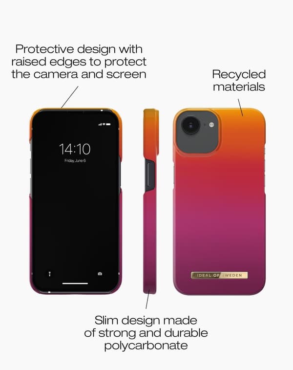 Printed Case iPhone 13 / 14 / 16e Vibrant Ombre