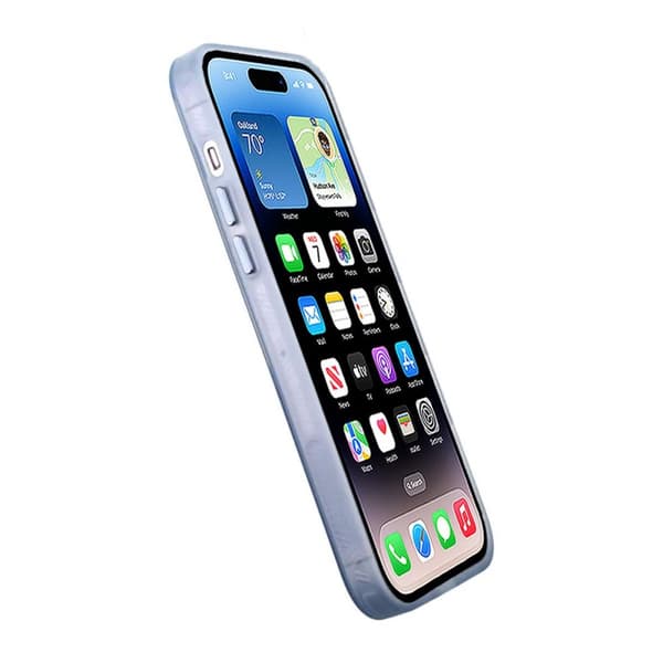 iPhone 14 Pro Mobilskal - Frostat Blå