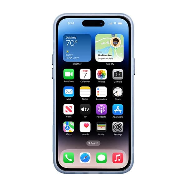 iPhone 14 Pro Mobilskal - Frostat Blå