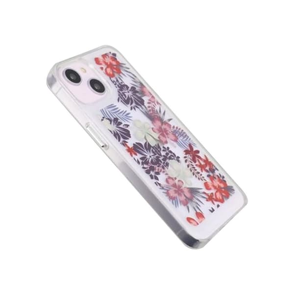 iPhone 14 Mobilskal med motiv - Röda Blommar