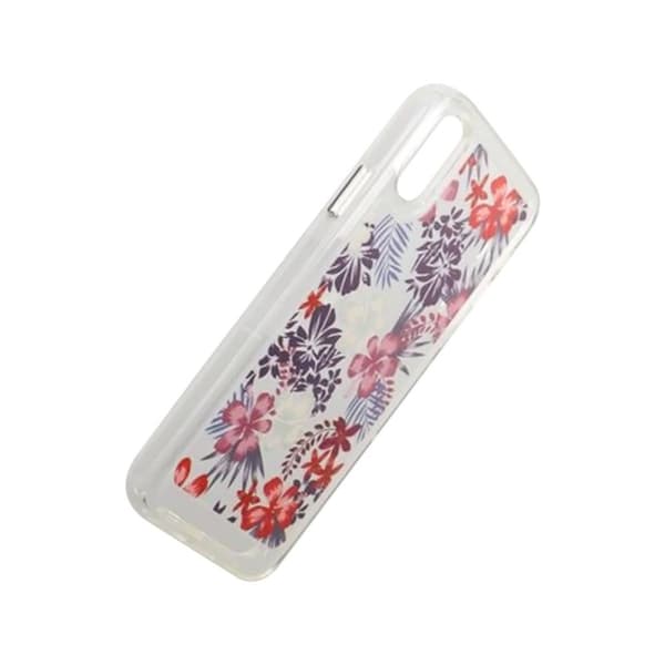 iPhone X/XS Mobilskal med motiv - Röda Blommar