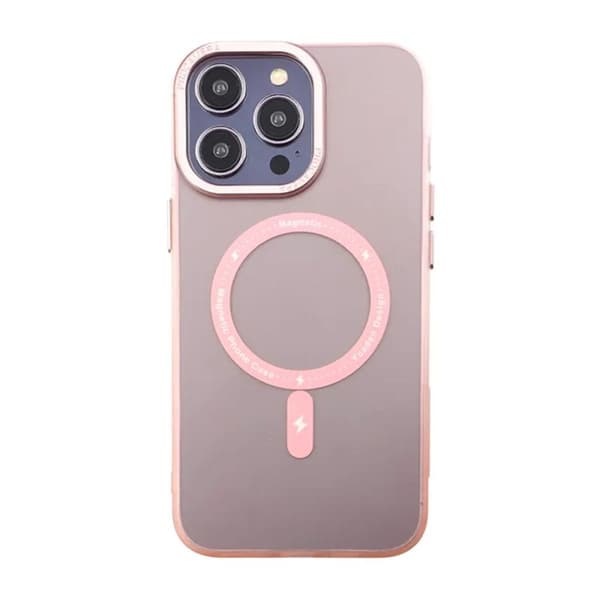 iPhone 14 Pro Max Mobilskal med MagSafe - Frostat Rosa