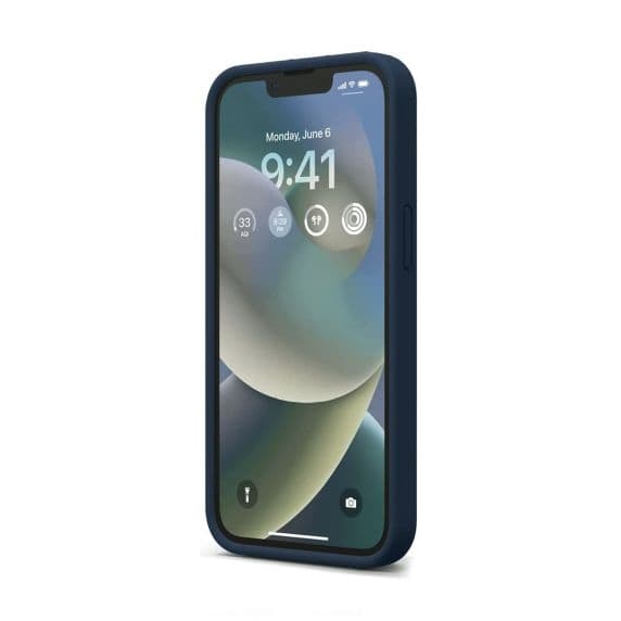 iPhone 14 Silikonskal - Mörkblå