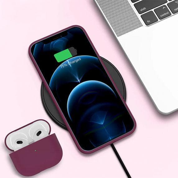 iPhone 12/12 Pro Silikonskal Rvelon - Röd