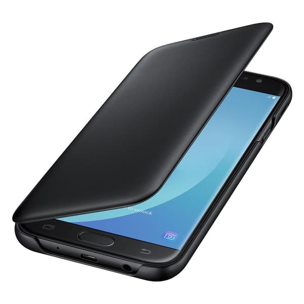Samsung Galaxy J7 (2017) plånboksfodral (svart)