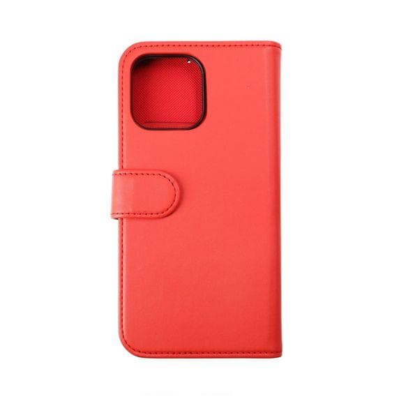 iPhone 14 Pro Max Plånboksfodral Magnet Rvelon - Röd