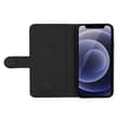 Miniatyrbild 5 av 7: iPhone 12 Mini Plånboksfodral Magnet Rvelon - Svart