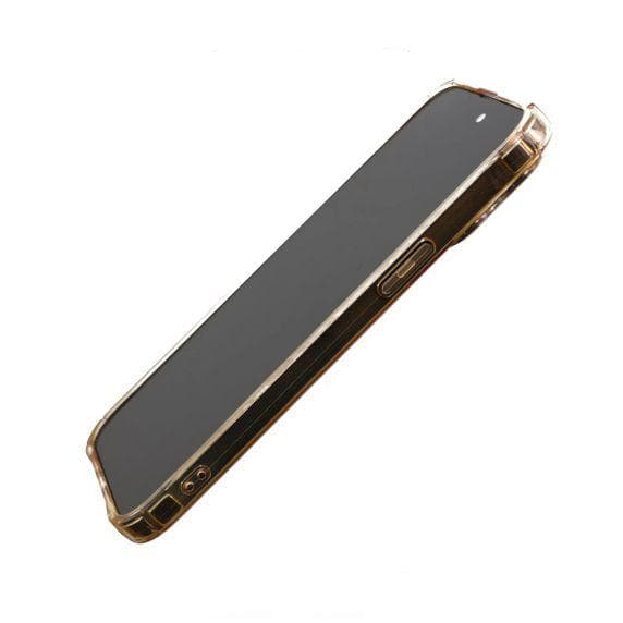 iPhone 14 Pro Max Stöttåligt Skal med Korthållare - Gul