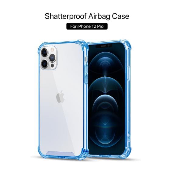Stöttåligt Mobilskal iPhone 12/12 Pro - Blå