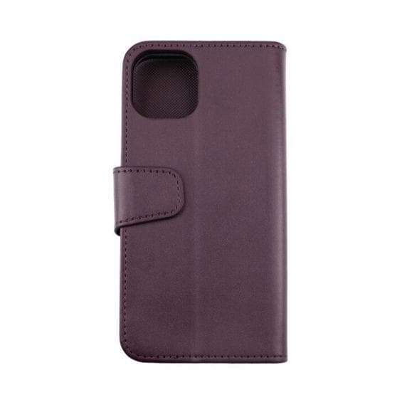 iPhone 13 Mini Plånboksfodral Extra Kortfack Rvelon - Mörklila