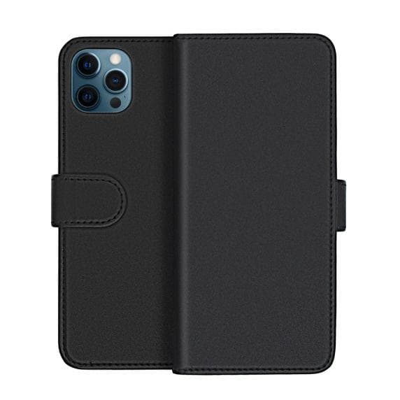 iPhone 12/12 Pro Plånboksfodral Magnet Rvelon - Svart