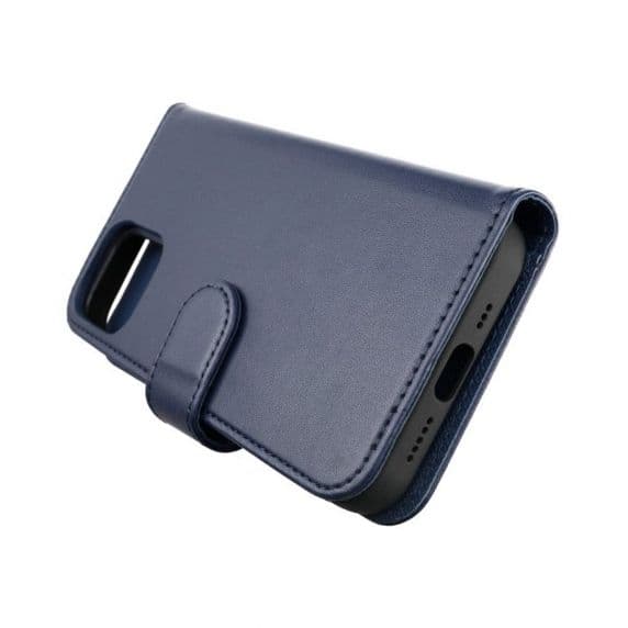 iPhone 12/12 Pro Plånboksfodral Magnet Rvelon - Blå