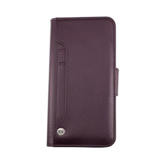 iPhone 12/12 Pro Plånboksfodral Extra Kortfack Rvelon - Mörklila