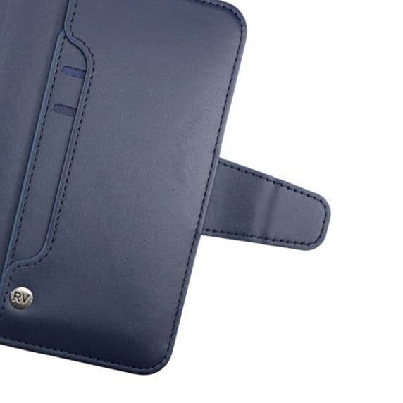 iPhone 12/12 Pro Plånboksfodral Extra Kortfack Rvelon - Blå