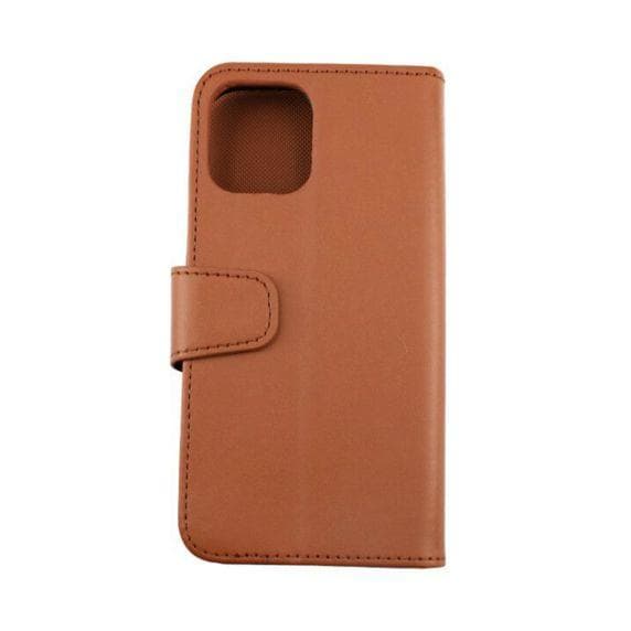 iPhone 12/12 Pro Plånboksfodral Extra Kortfack Rvelon - Guldbrun