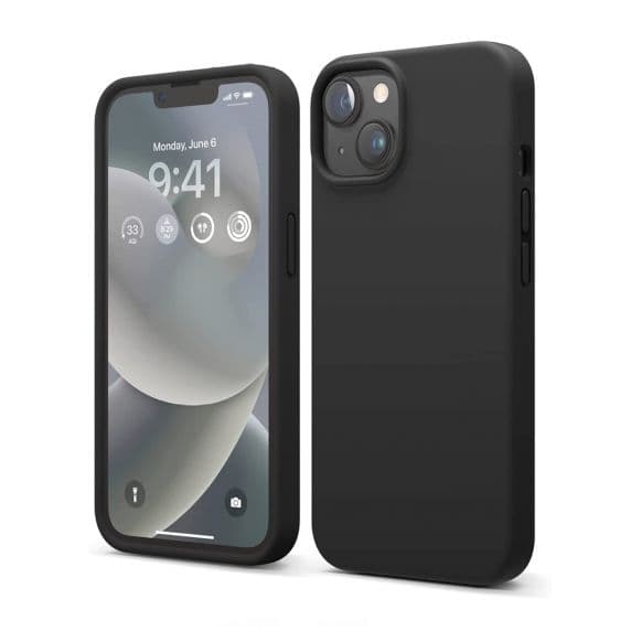 iPhone 14 Silikonskal - Svart