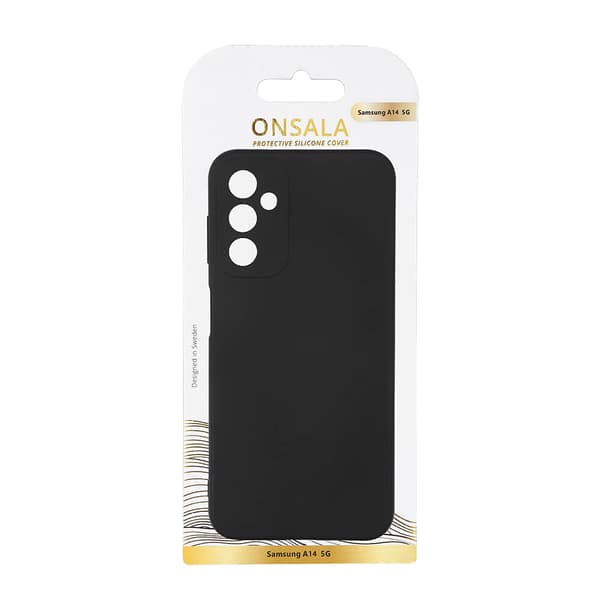 Onsala Samsung Galaxy A14 Cover Silikone Sort